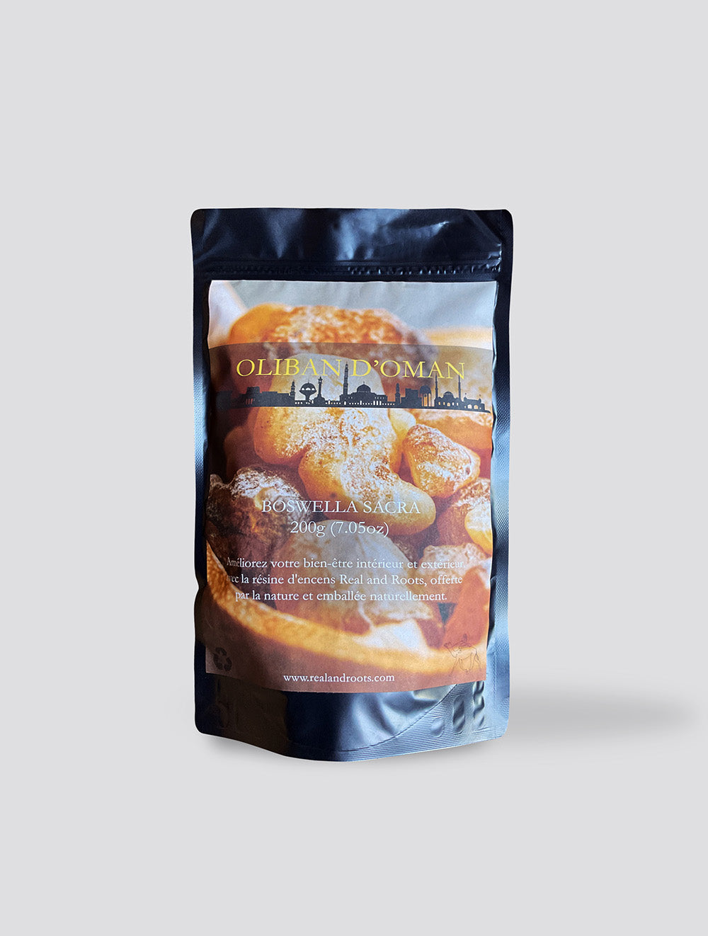 Résine d’oliban naturelle d'Oman – Encens brut pour rituels et purification | Real and Roots