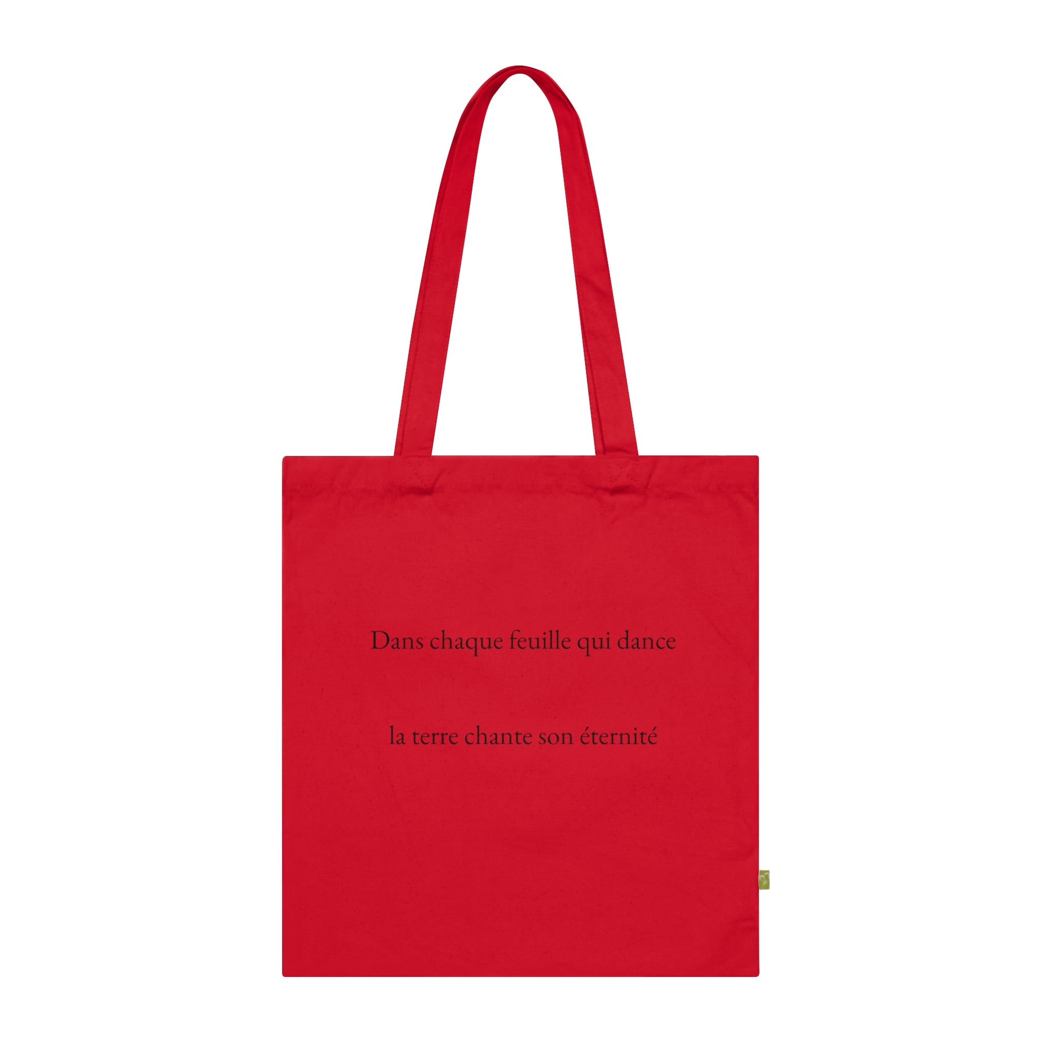 Dans chaque feuille (Tote bag en coton biologique écologique).