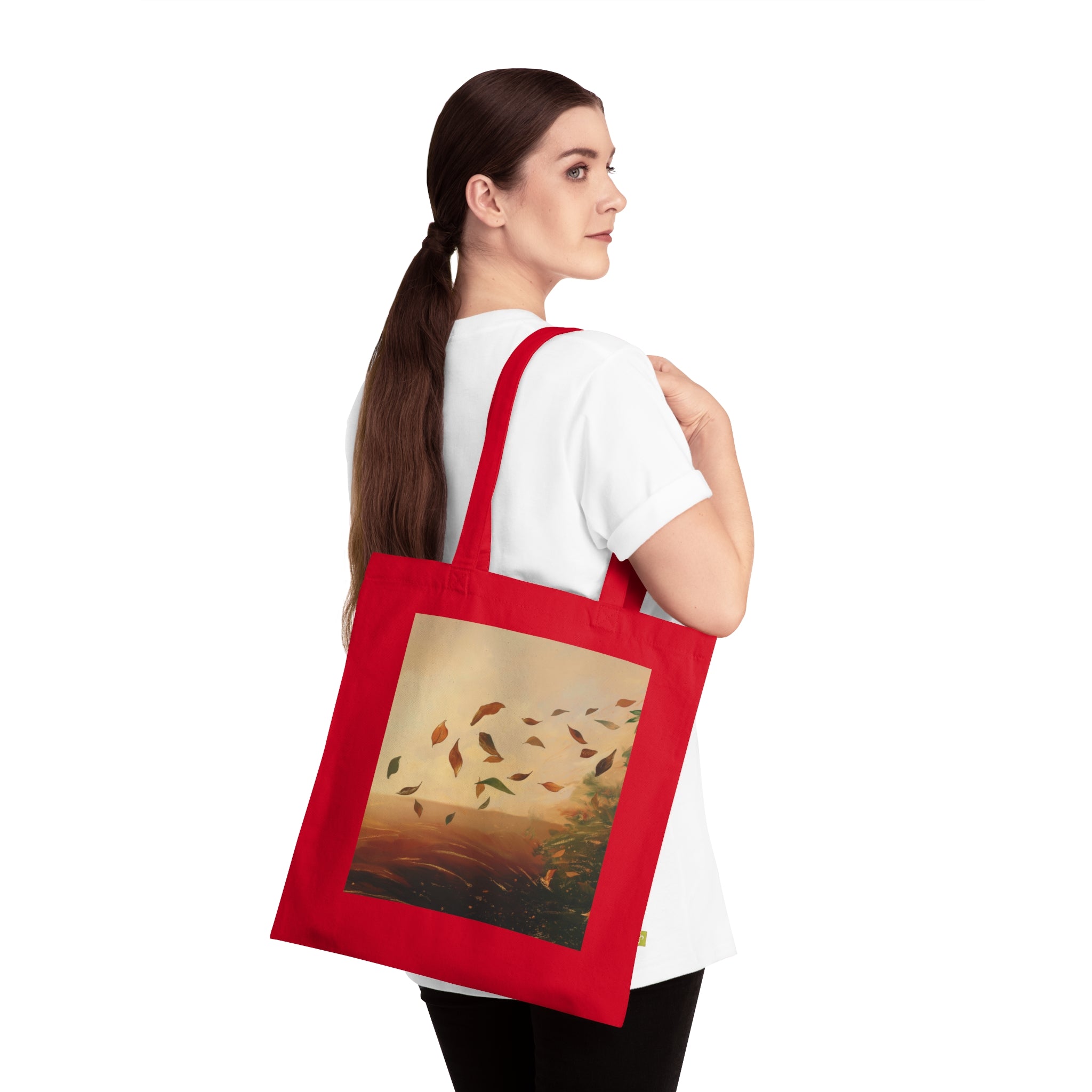 Dans chaque feuille (Tote bag en coton biologique écologique).