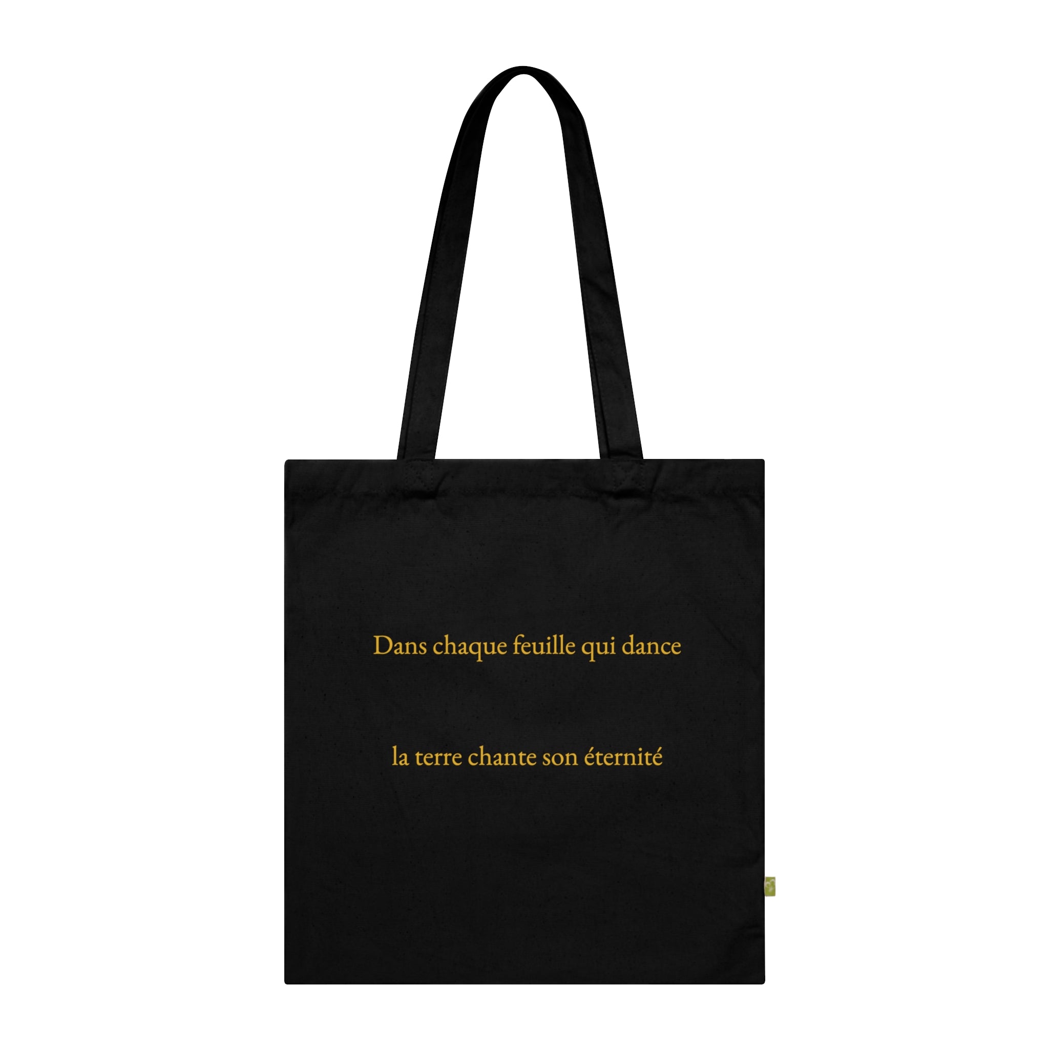 Dans chaque feuille (Tote bag en coton biologique écologique).