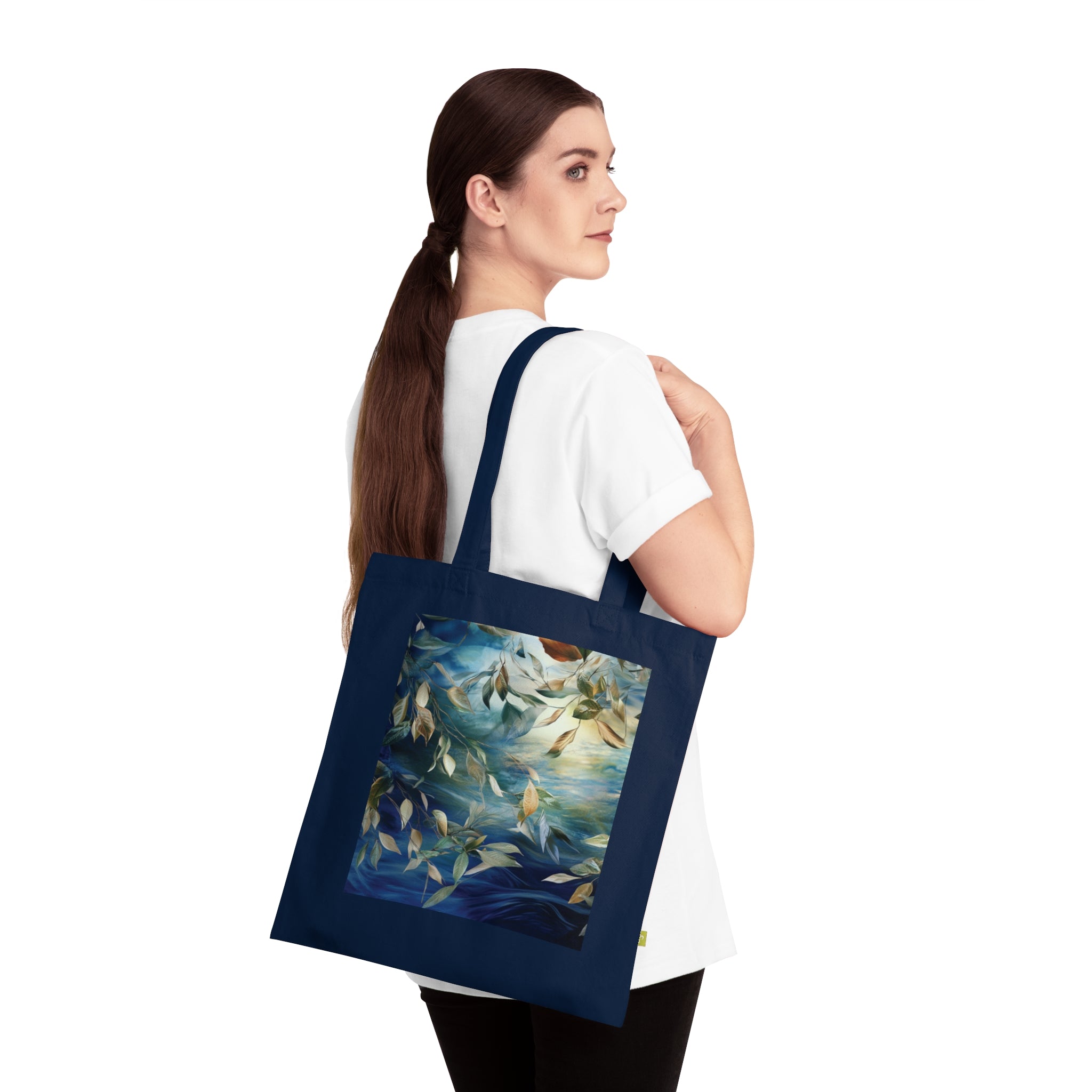 Dans chaque feuille (Tote bag en coton biologique écologique).