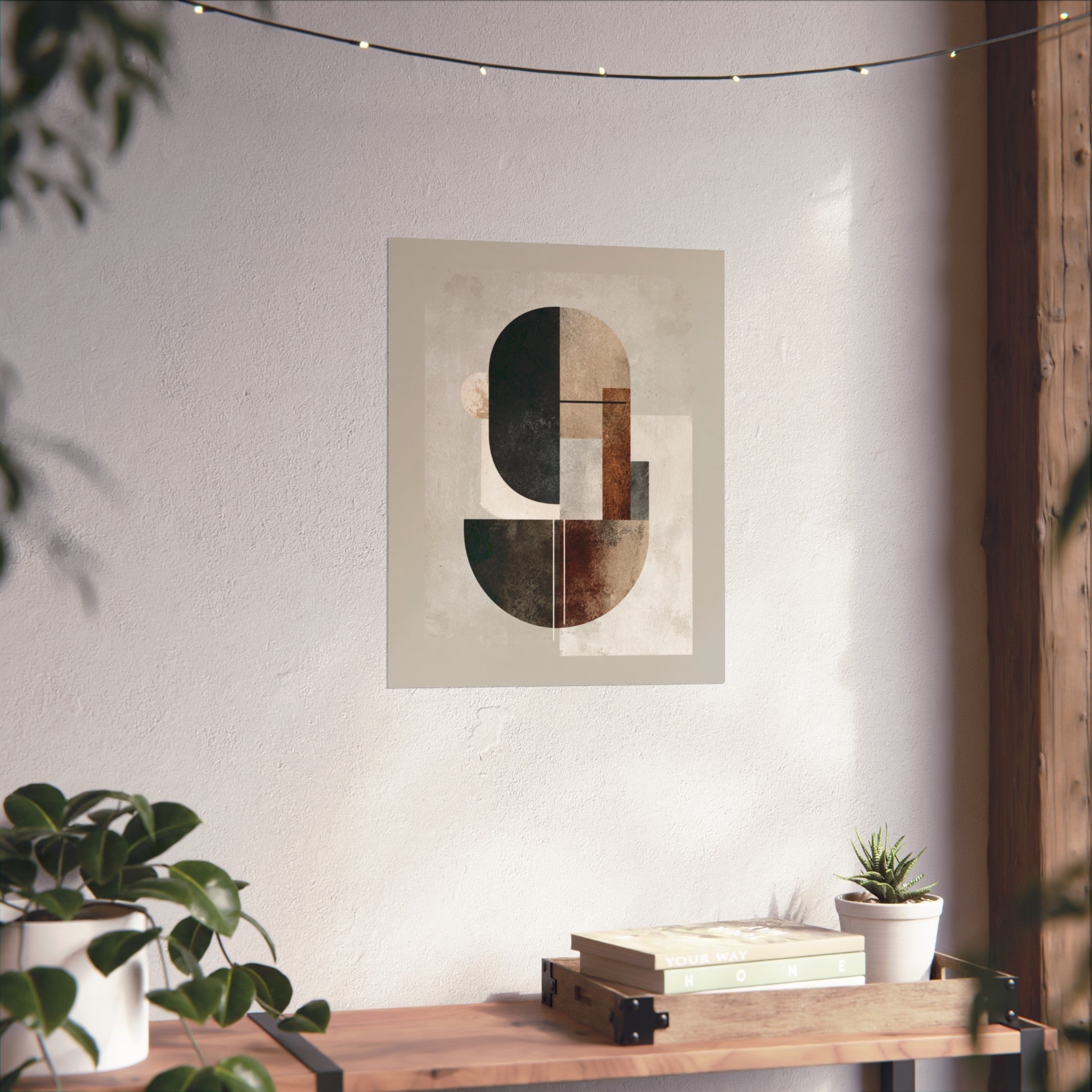 Rythmes abstraits - affiche murale