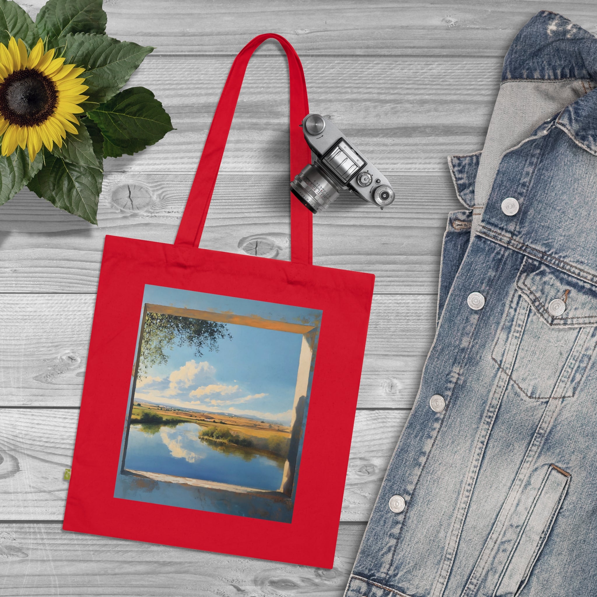 Laisse le temps t'ancrer (Tote bag en Cotton biologigique)