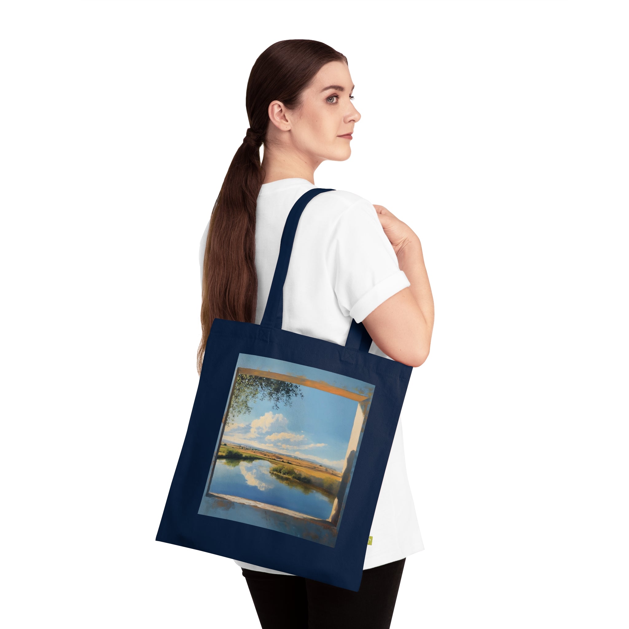 Laisse le temps t'ancrer (Tote bag en Cotton biologigique)