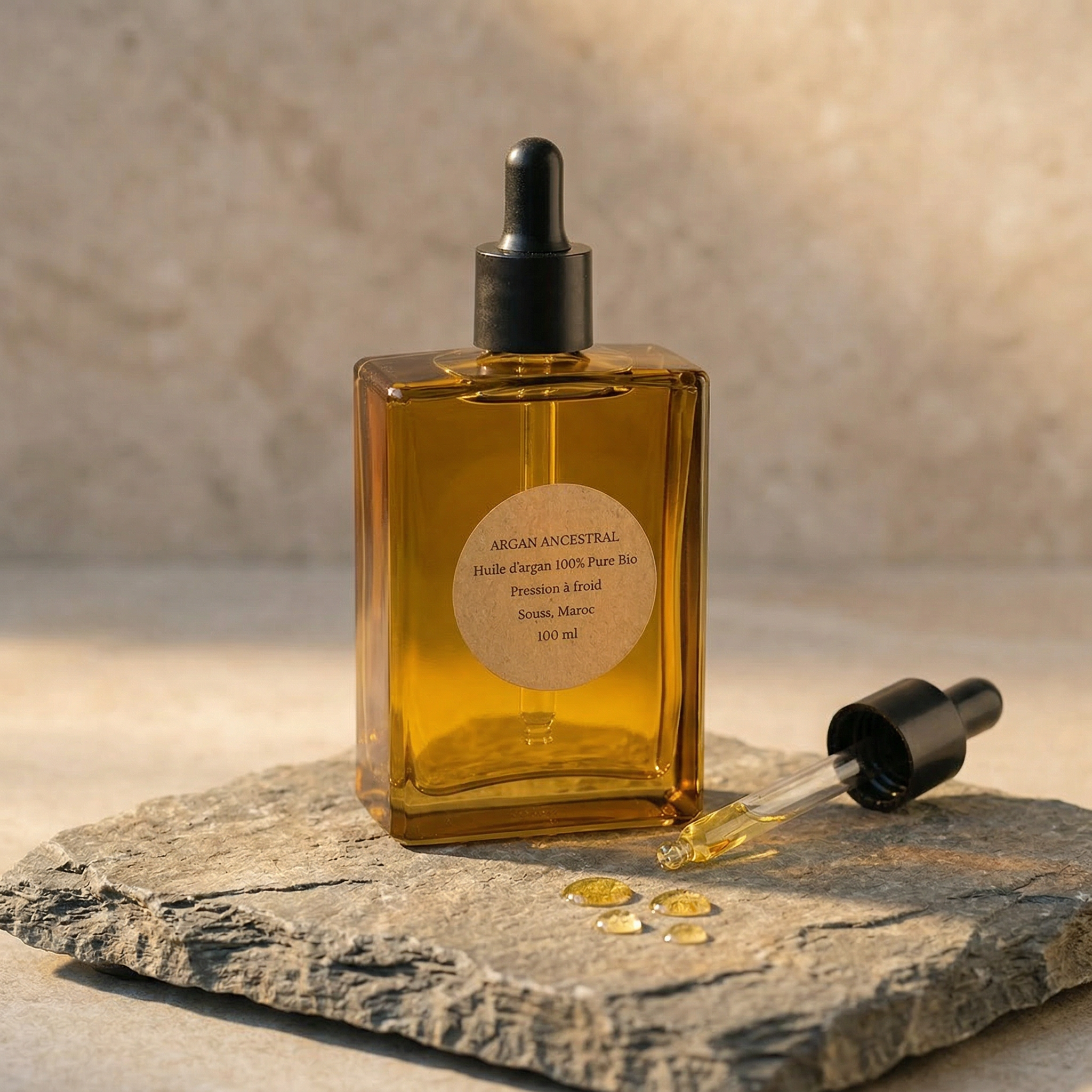 Argan ancestral:  huile d'argan 100% Pure et bio du Maroc