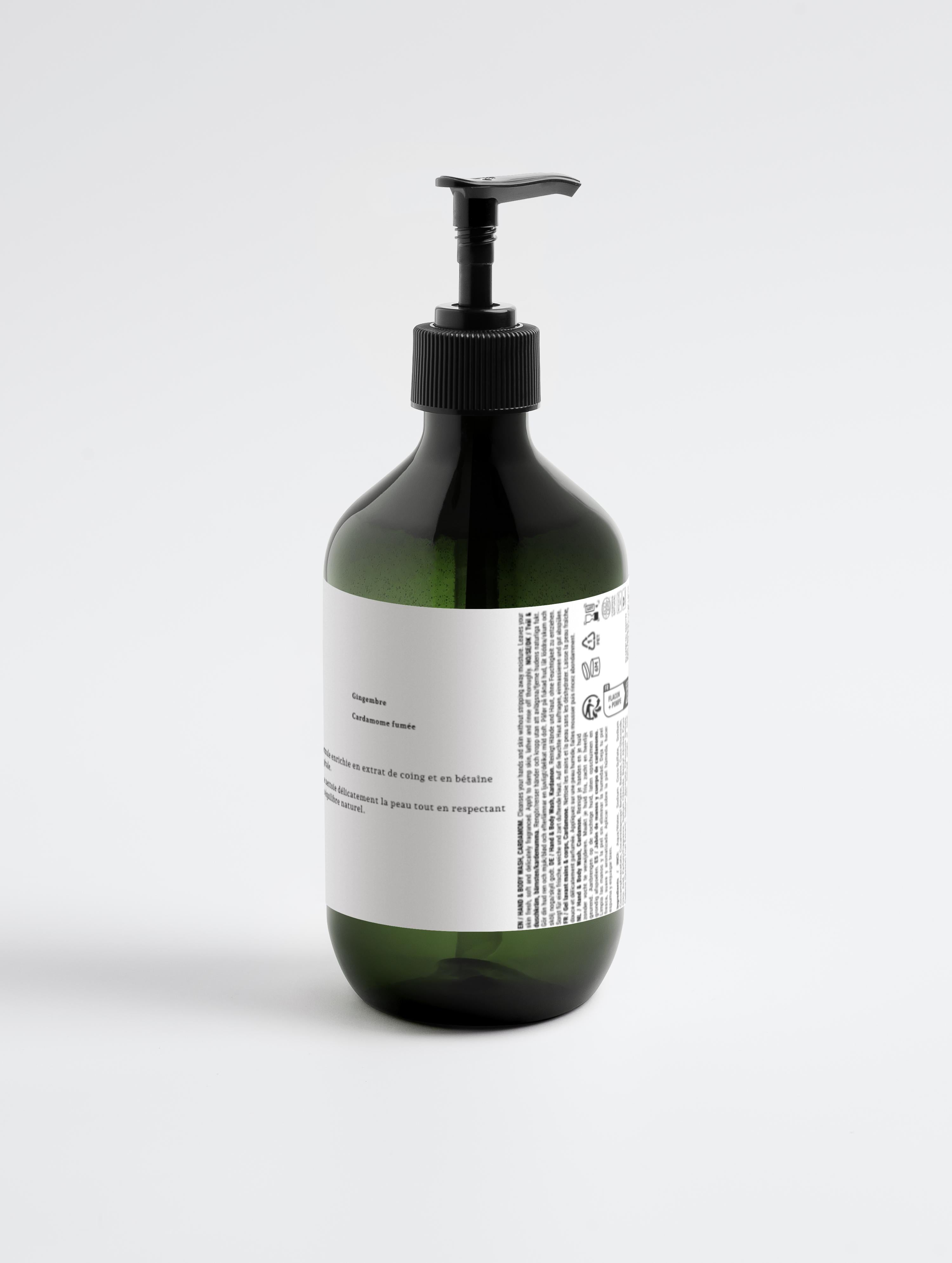 Gel lavant mains et corps à la cardamome et aux épices, inclus dans le Rituel Corps Complet Real & Roots
