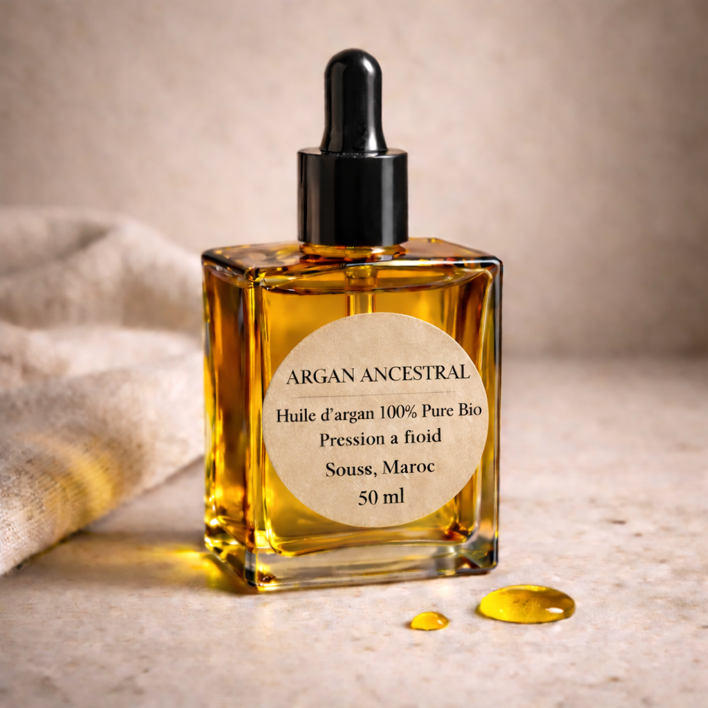 Argan ancestral:  huile d'argan 100% Pure et bio du Maroc
