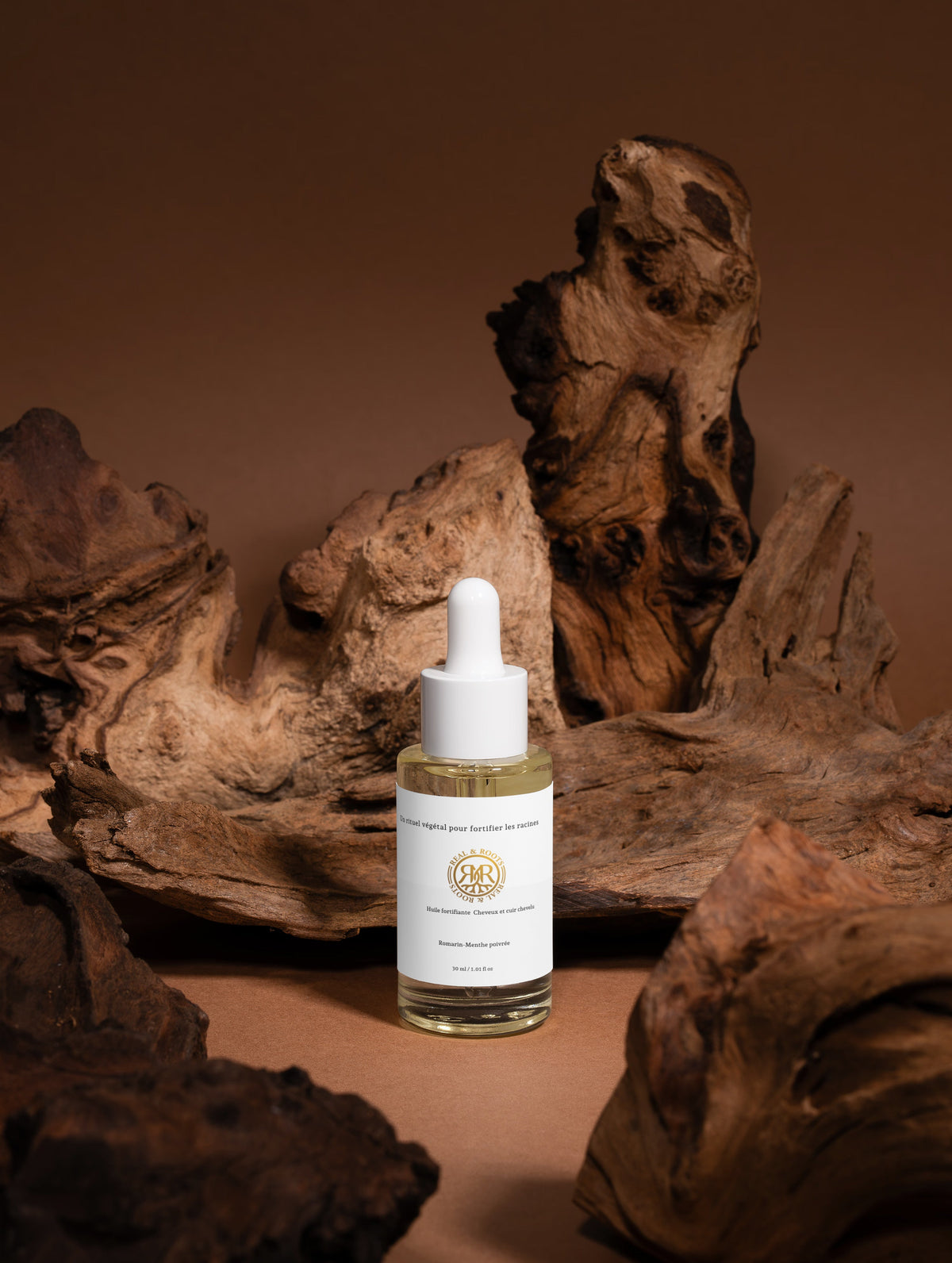 Huile cheveux bio au romarin et à la menthe poivrée, 30 ml
