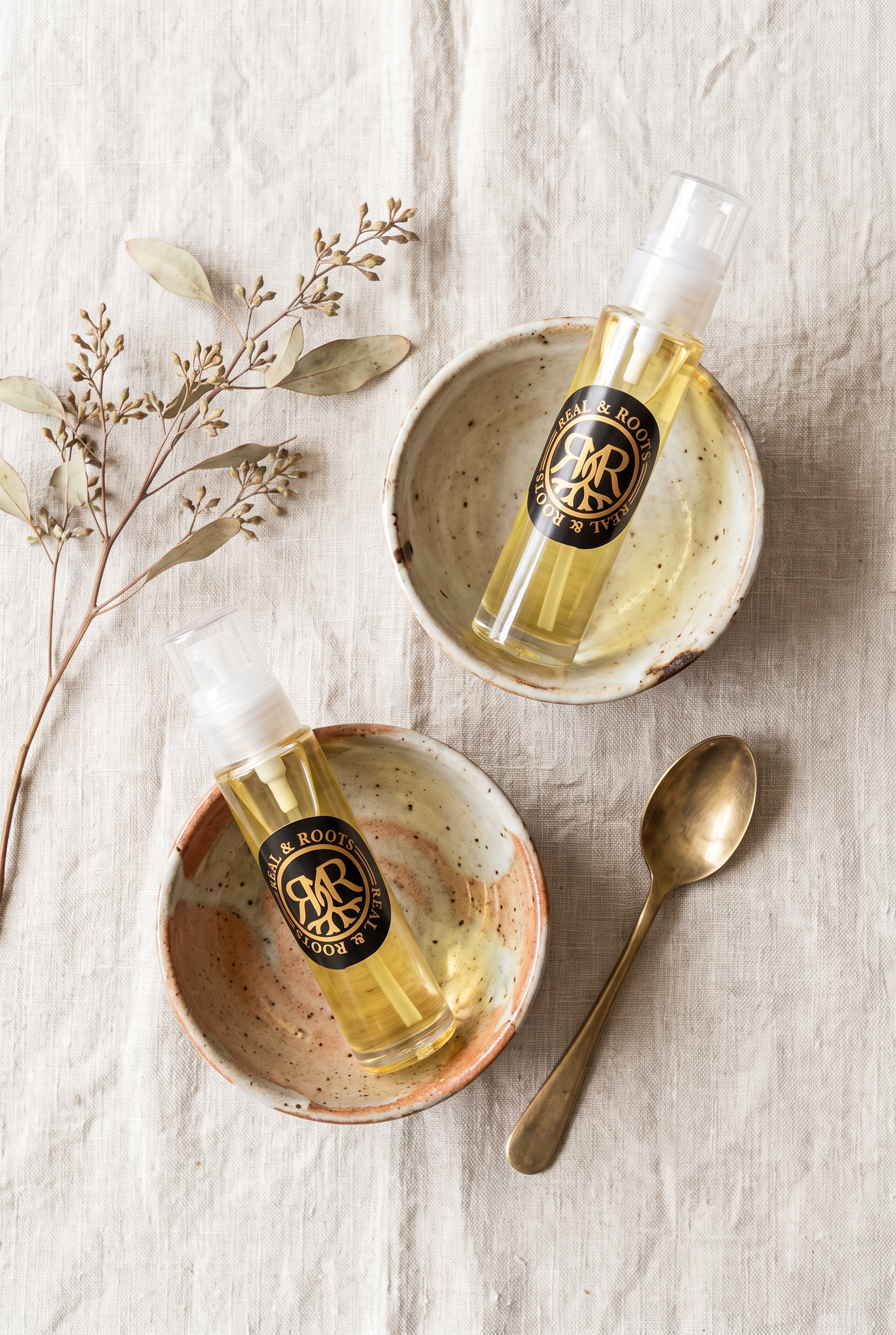 Duo Ambré, vanille et ambre, huile d'argan parfumée Real and Roots