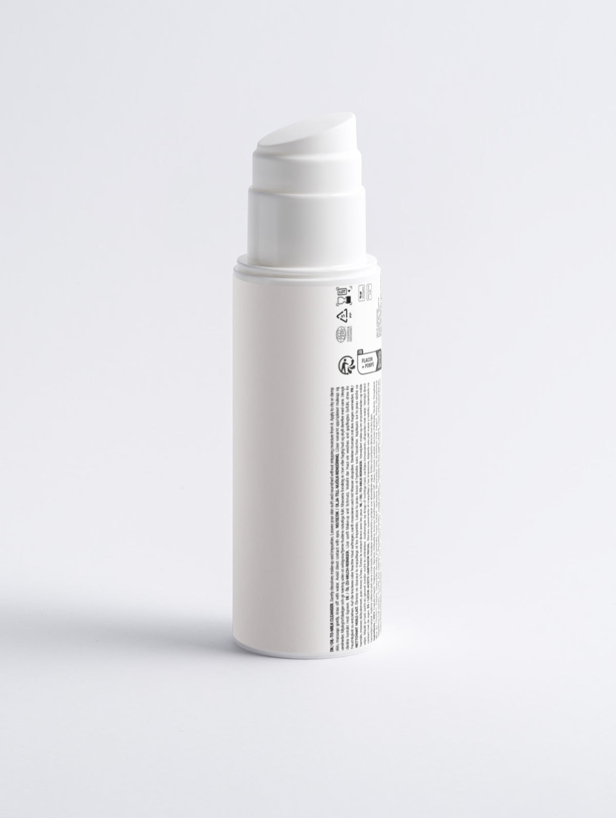 Nettoyant huile-en-lait Real & Roots — dos du flacon