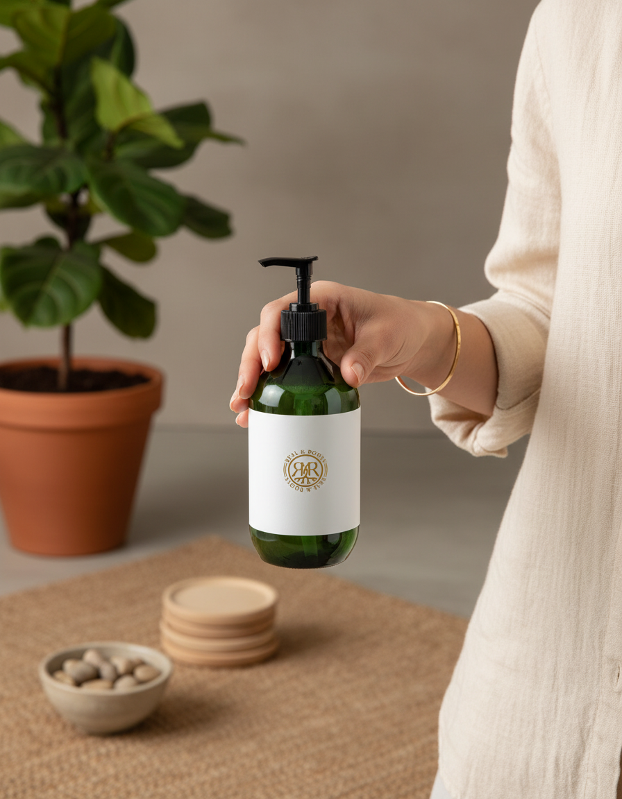 Liquid Body and Hand Soap – Fresh Mint and Cedar